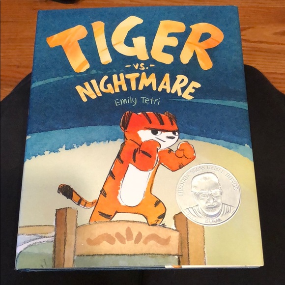 Tiger Vs Nightmare Hard Cover Children’s Book By Emily Tetri - Picture 1 of 4